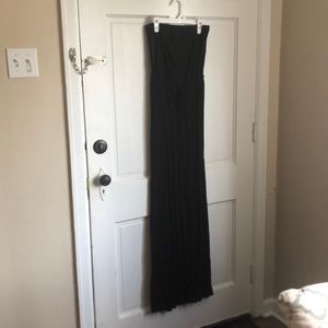 Strapless maxi dress